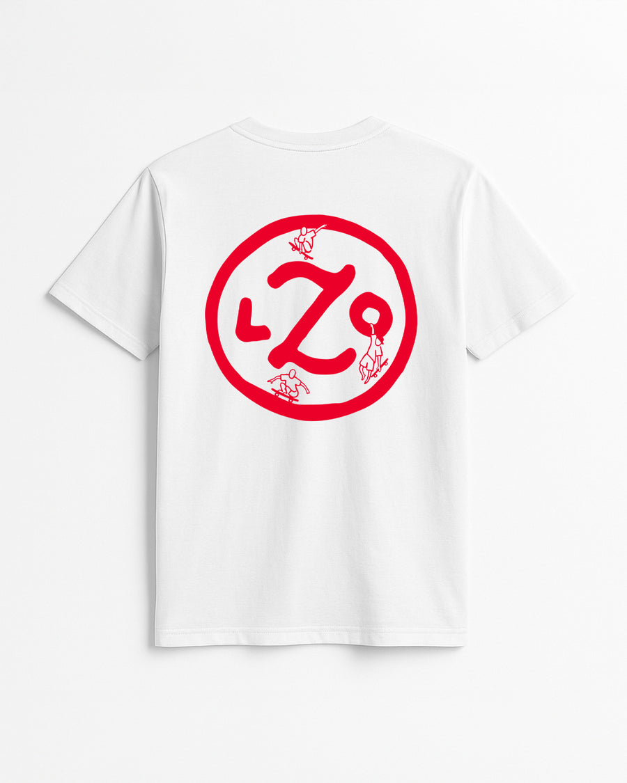 T-SHIRT SKATING PARK WHITE